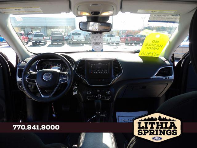 used 2021 Jeep Cherokee car, priced at $17,400