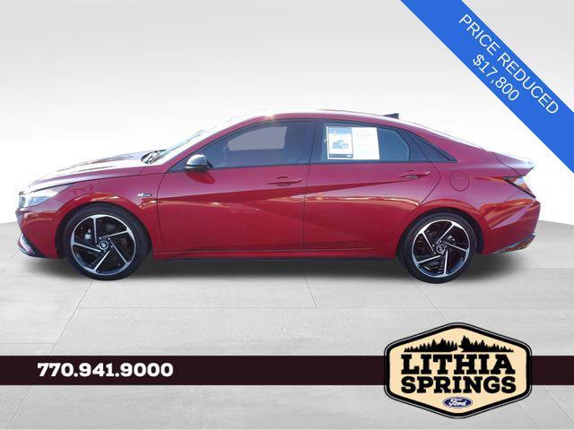 used 2022 Hyundai Elantra car, priced at $17,800