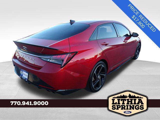 used 2022 Hyundai Elantra car, priced at $17,800