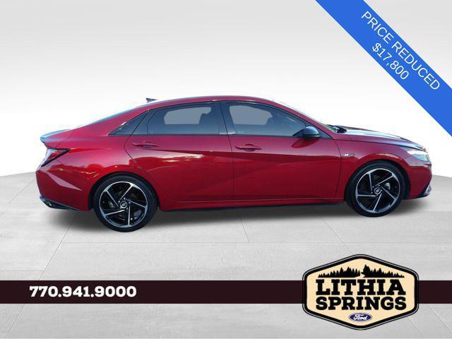 used 2022 Hyundai Elantra car, priced at $17,800