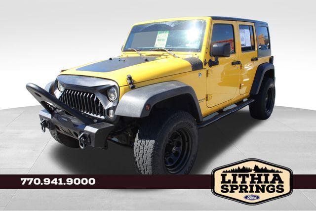 used 2015 Jeep Wrangler Unlimited car, priced at $17,490