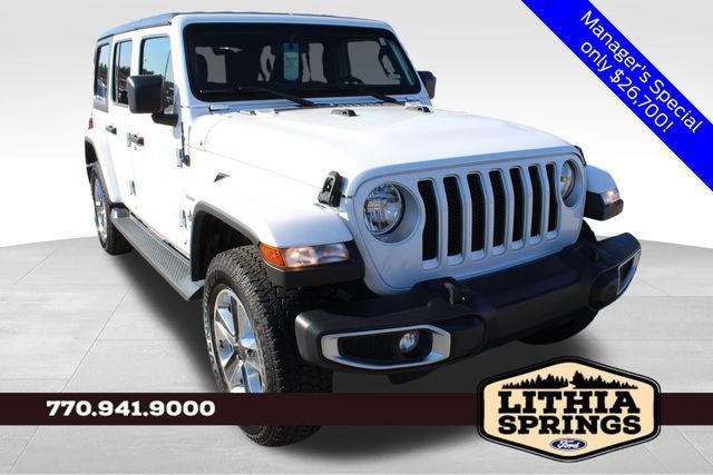 used 2020 Jeep Wrangler Unlimited car, priced at $26,700