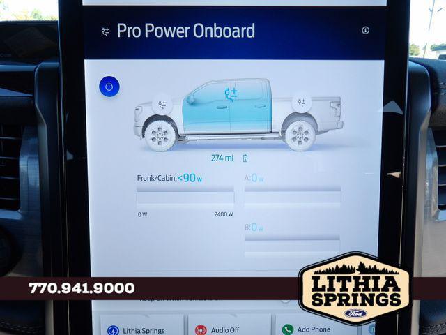 new 2025 Ford F-150 Lightning car, priced at $65,647