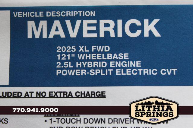new 2025 Ford Maverick car, priced at $27,418