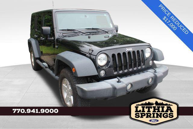 used 2016 Jeep Wrangler Unlimited car, priced at $17,000