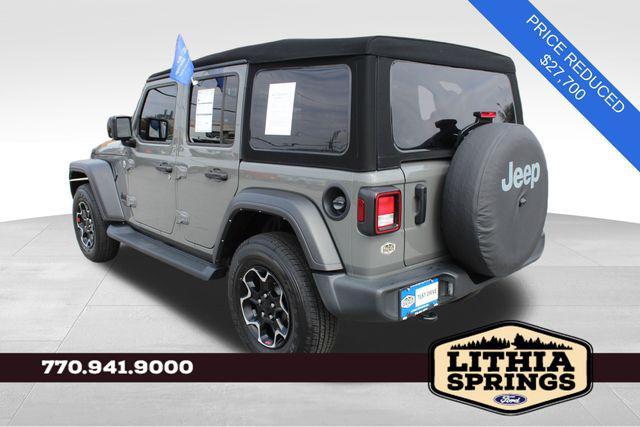 used 2021 Jeep Wrangler Unlimited car, priced at $27,700