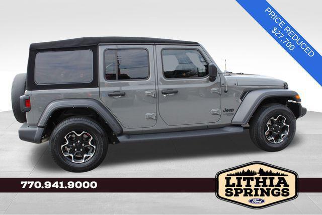 used 2021 Jeep Wrangler Unlimited car, priced at $27,700