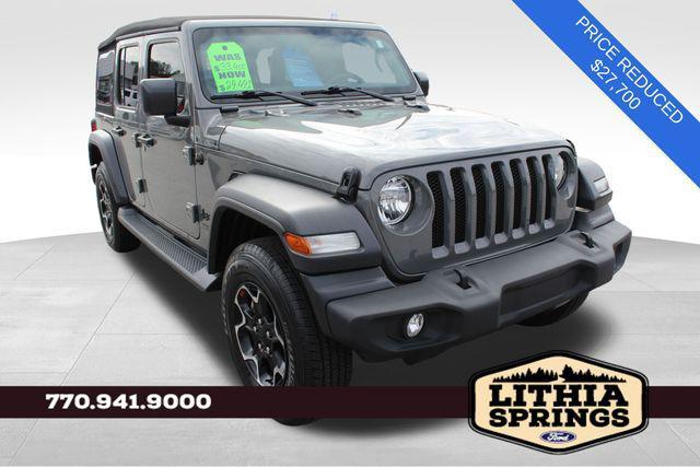 used 2021 Jeep Wrangler Unlimited car, priced at $27,700