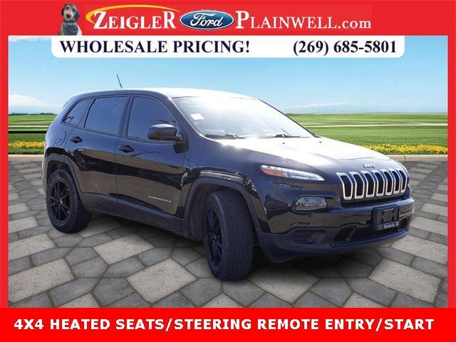 used 2016 Jeep Cherokee car, priced at $14,444