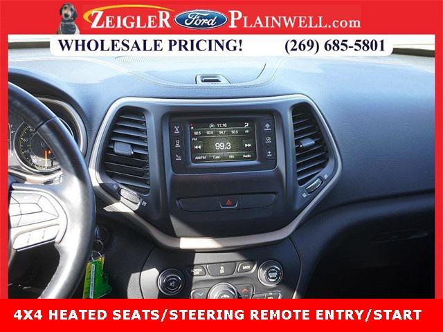 used 2016 Jeep Cherokee car, priced at $14,444