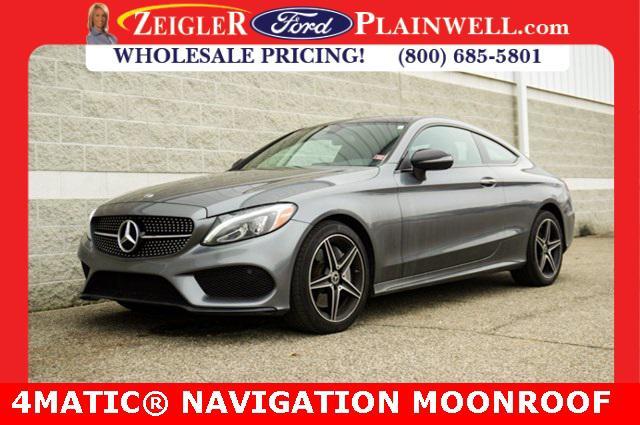 used 2018 Mercedes-Benz C-Class car, priced at $20,991