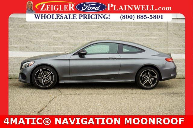 used 2018 Mercedes-Benz C-Class car, priced at $20,991