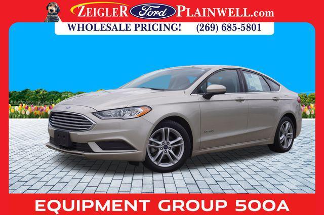 used 2018 Ford Fusion Hybrid car, priced at $16,444