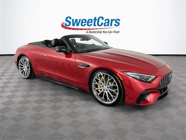 used 2023 Mercedes-Benz AMG SL 55 car, priced at $107,995