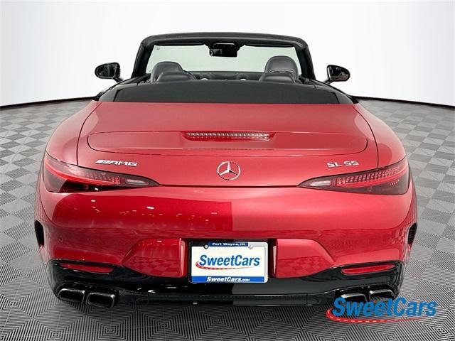 used 2023 Mercedes-Benz AMG SL 55 car, priced at $109,995