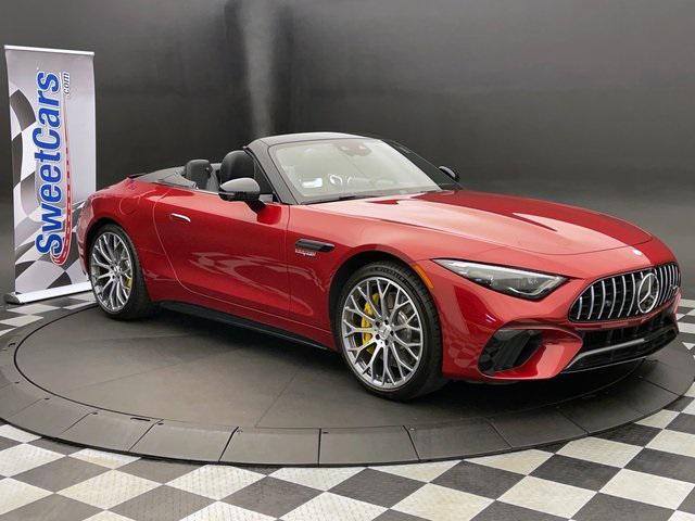 used 2023 Mercedes-Benz AMG SL 55 car, priced at $113,995