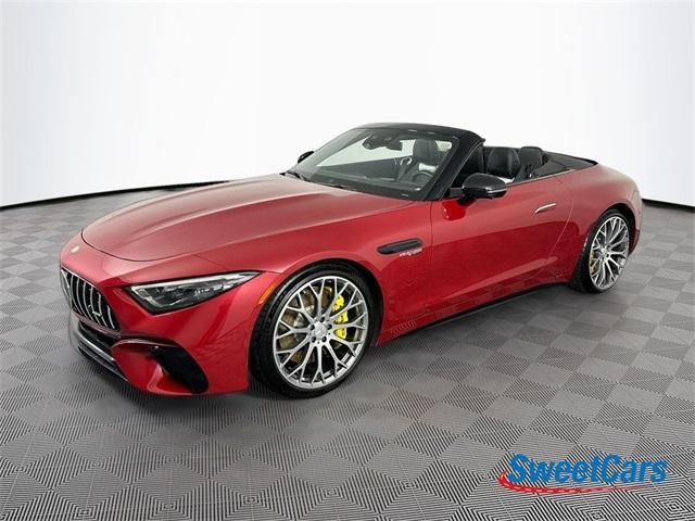 used 2023 Mercedes-Benz AMG SL 55 car, priced at $109,995