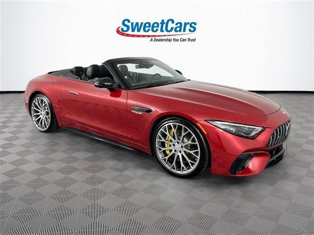 used 2023 Mercedes-Benz AMG SL 55 car, priced at $109,995