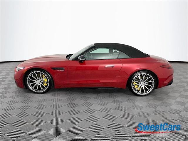 used 2023 Mercedes-Benz AMG SL 55 car, priced at $107,995