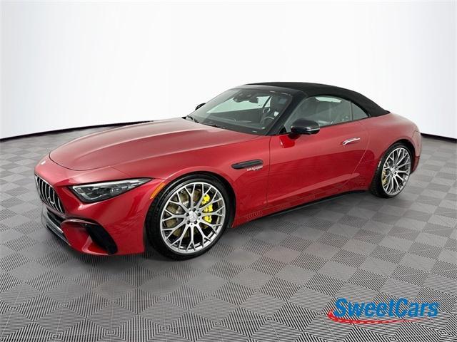 used 2023 Mercedes-Benz AMG SL 55 car, priced at $109,995