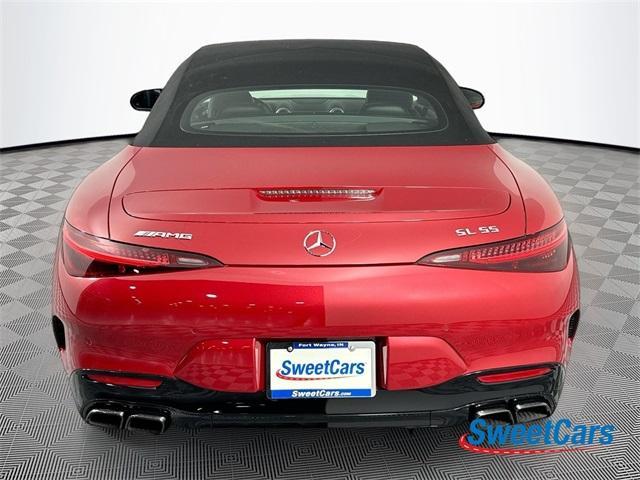 used 2023 Mercedes-Benz AMG SL 55 car, priced at $109,995