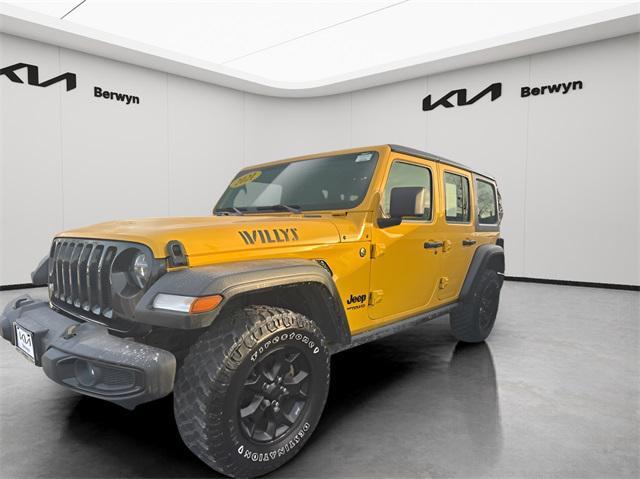 used 2021 Jeep Wrangler car, priced at $29,423