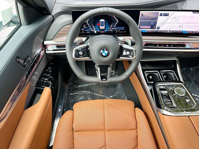 new 2025 BMW 740 car, priced at $102,705
