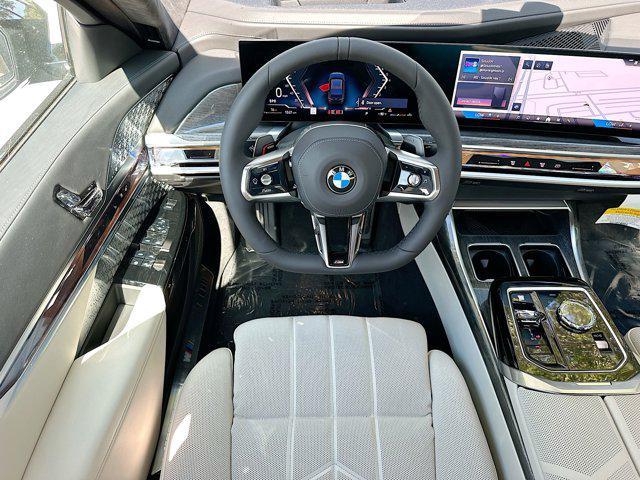new 2025 BMW 740 car, priced at $118,425