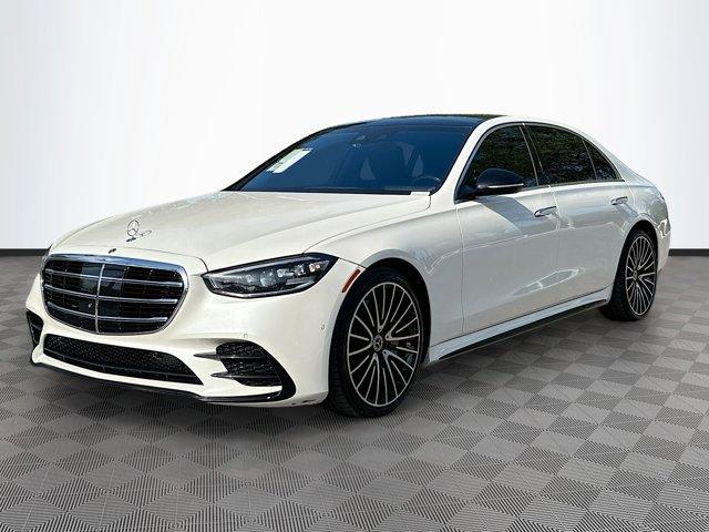 used 2021 Mercedes-Benz S-Class car, priced at $77,599