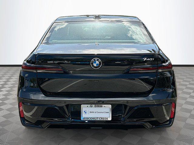 new 2025 BMW 740 car, priced at $111,445