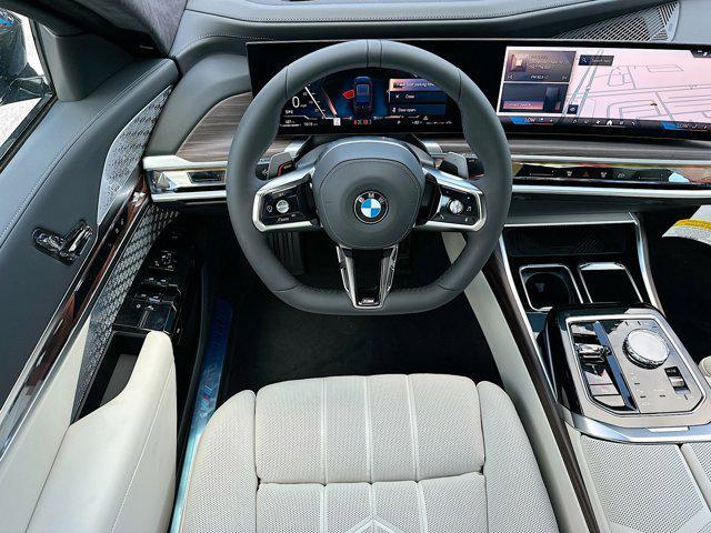 new 2025 BMW 740 car, priced at $111,445