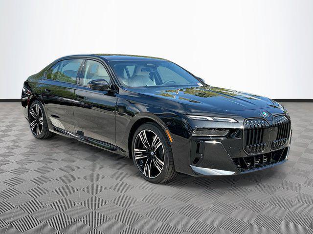 new 2025 BMW 740 car, priced at $111,445