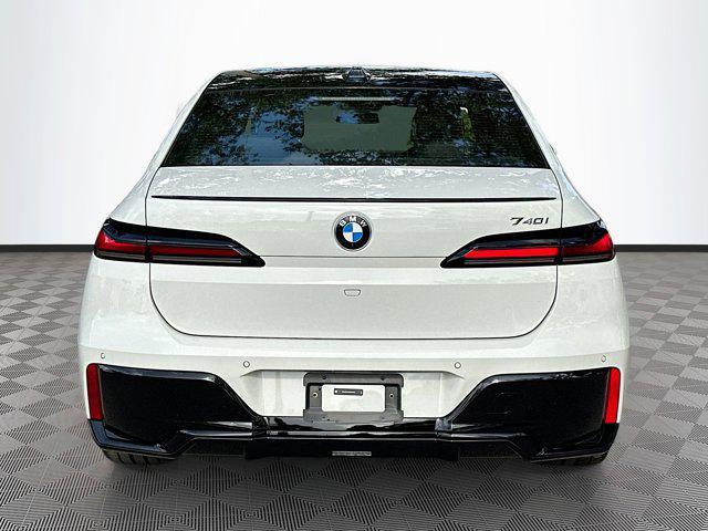 new 2025 BMW 740 car, priced at $104,525