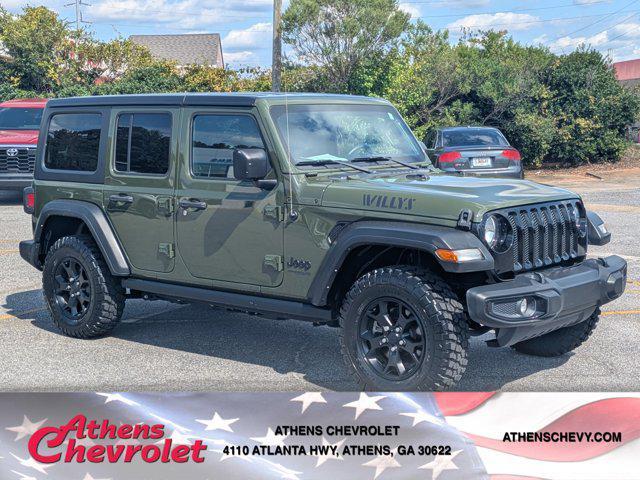 used 2021 Jeep Wrangler Unlimited car, priced at $29,495
