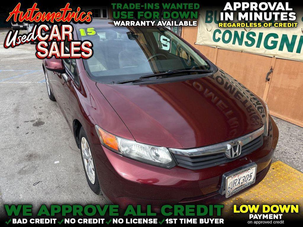 used 2012 Honda Civic car, priced at $4,499
