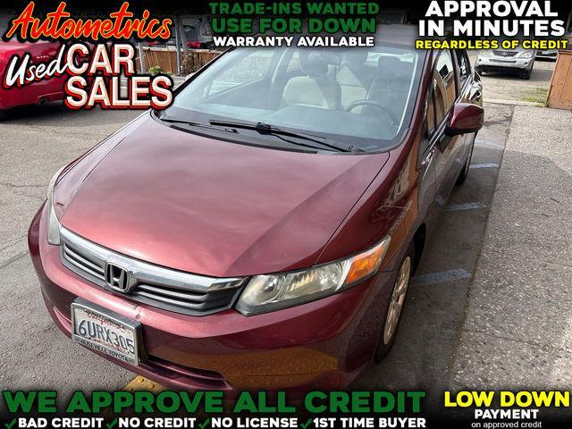 used 2012 Honda Civic car, priced at $5,999
