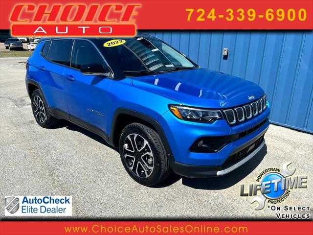 used 2022 Jeep Compass car, priced at $21,499