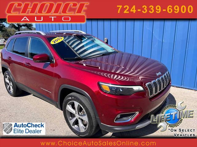 used 2019 Jeep Cherokee car, priced at $19,497