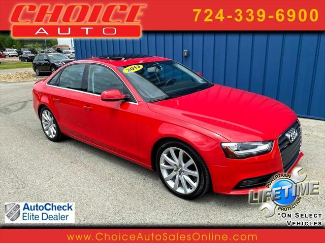used 2013 Audi A4 car, priced at $10,900