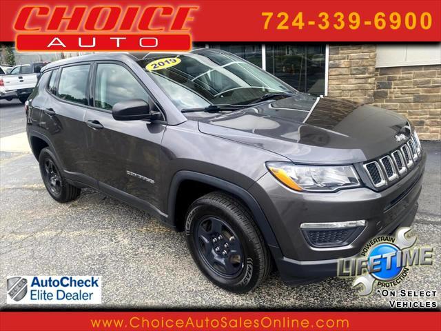 used 2019 Jeep Compass car, priced at $17,214