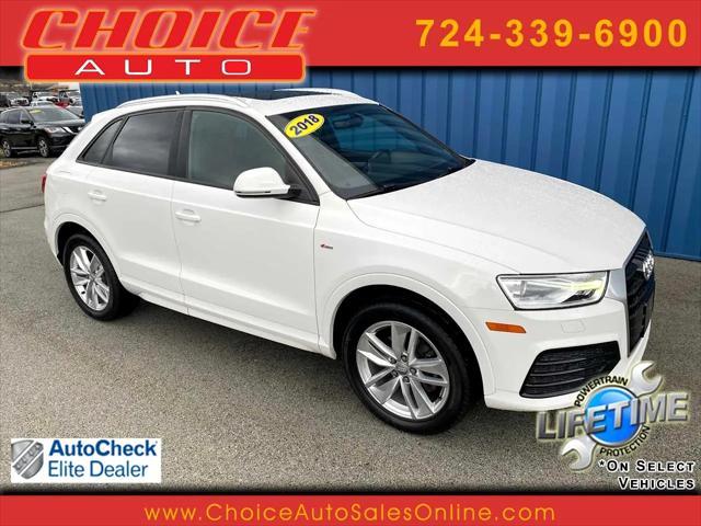 used 2018 Audi Q3 car, priced at $17,497