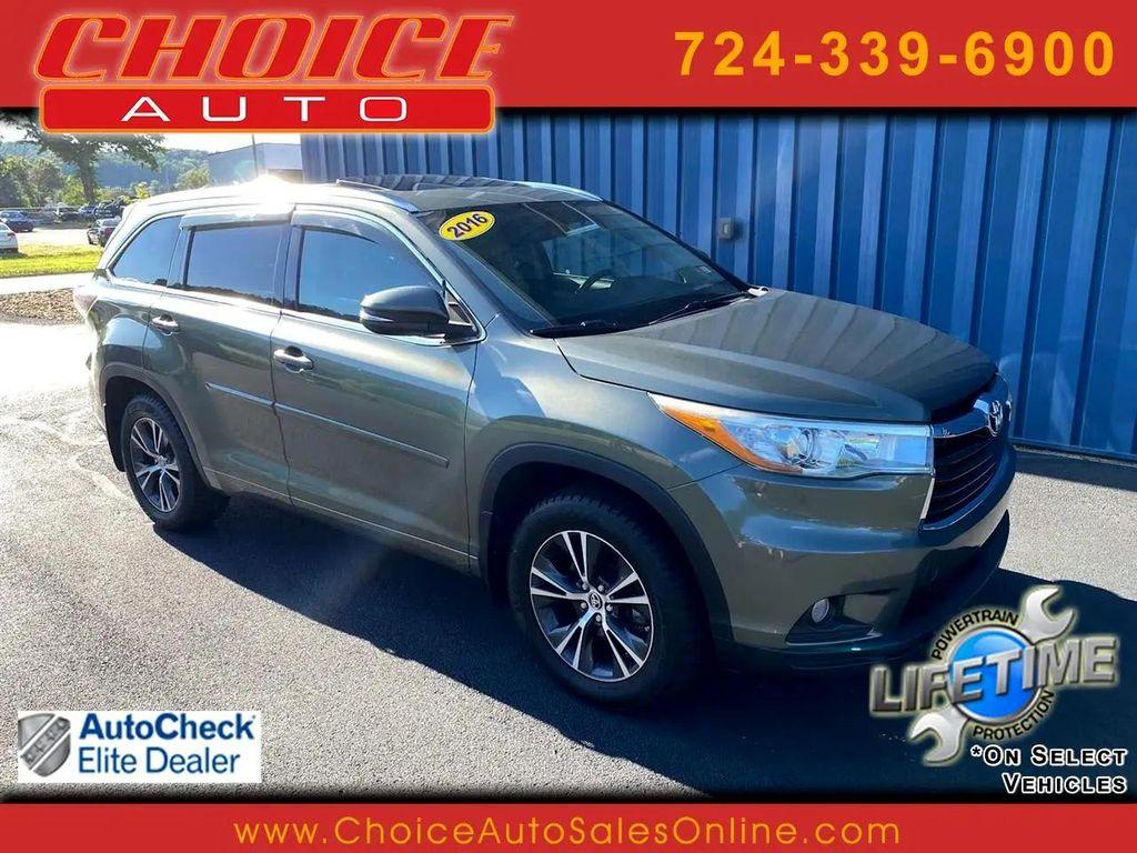 used 2016 Toyota Highlander car, priced at $19,999