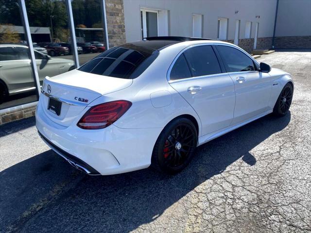 used 2017 Mercedes-Benz AMG C 63 car, priced at $42,475