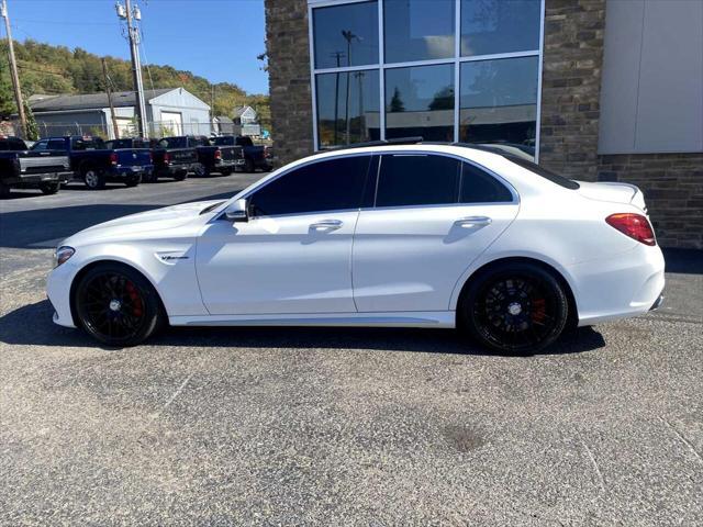 used 2017 Mercedes-Benz AMG C 63 car, priced at $42,475