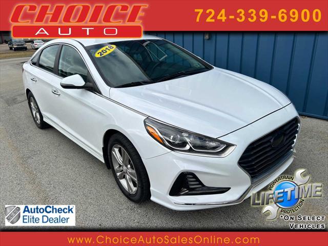 used 2018 Hyundai Sonata car, priced at $12,989