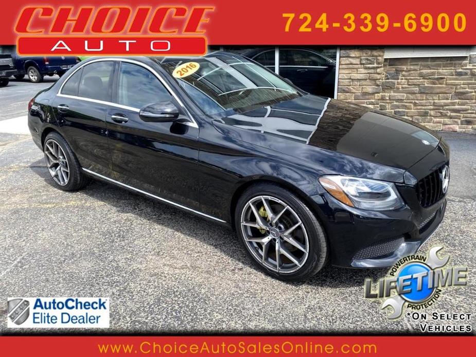 used 2016 Mercedes-Benz C-Class car, priced at $15,995