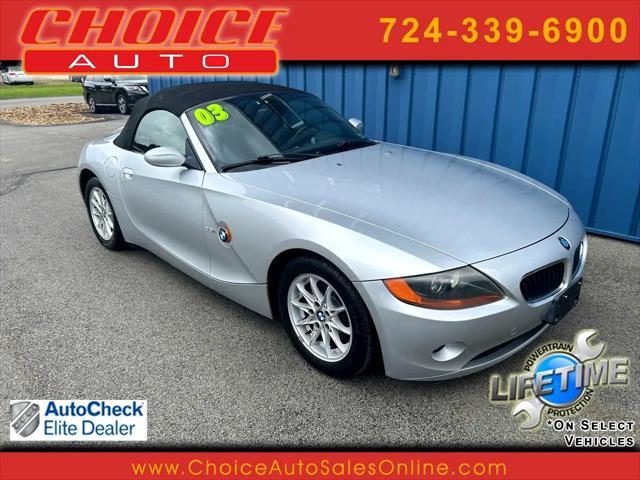 used 2003 BMW Z4 car, priced at $9,489