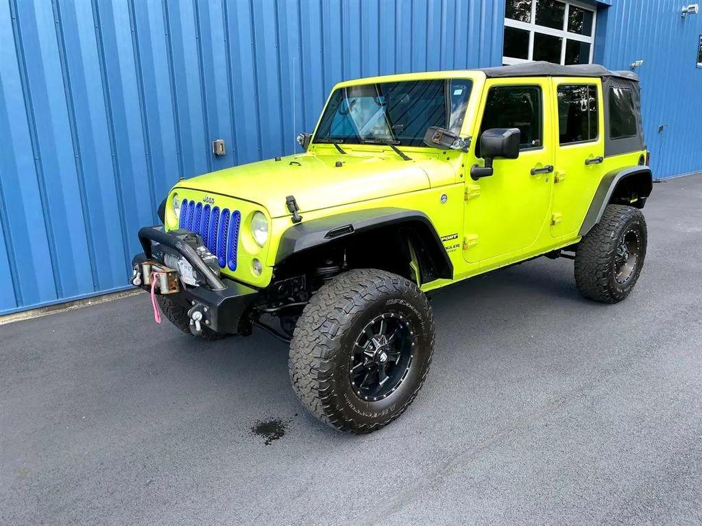 used 2016 Jeep Wrangler Unlimited car, priced at $18,672