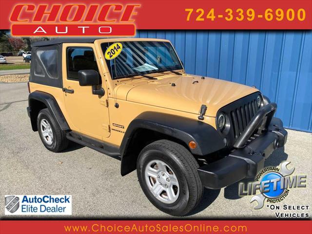 used 2014 Jeep Wrangler car, priced at $17,644