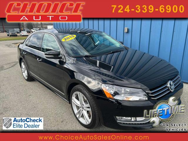 used 2015 Volkswagen Passat car, priced at $10,730